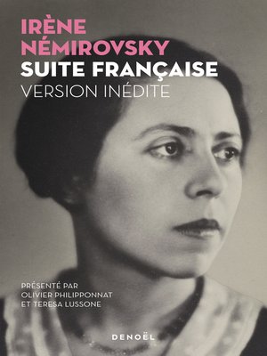 cover image of Suite française (version inédite)